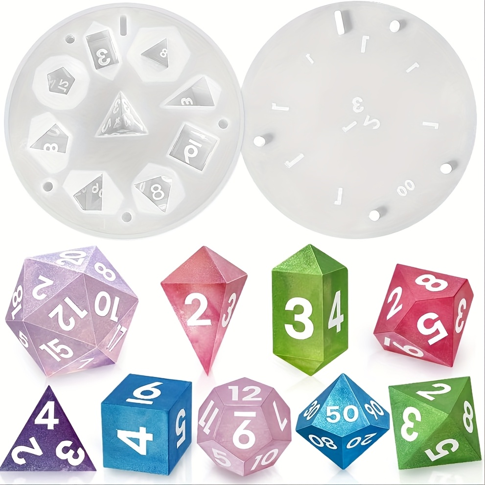 Resin Art Guide - 1 juego de moldes de resina