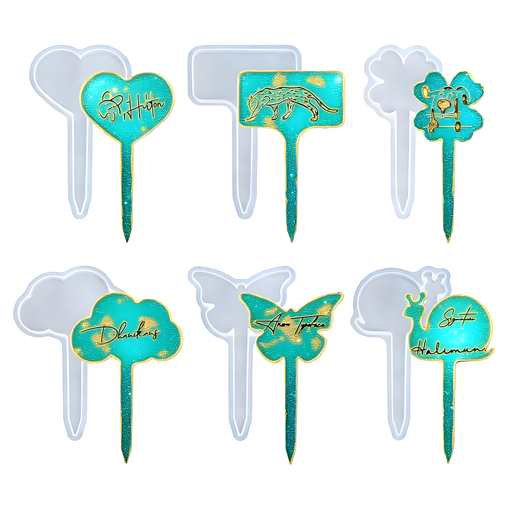 Resin Art Guide - S0253 6 estilos en forma de