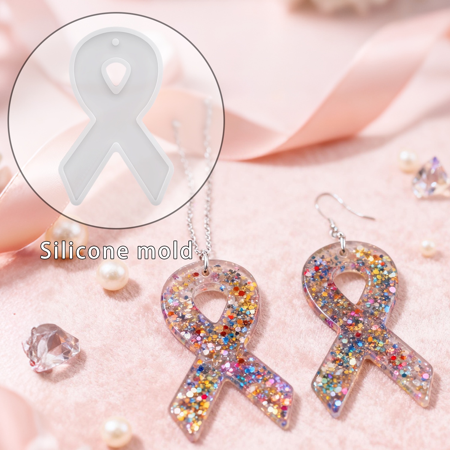 Resin Art Guide - Moldes de silicona DIY para pendientes