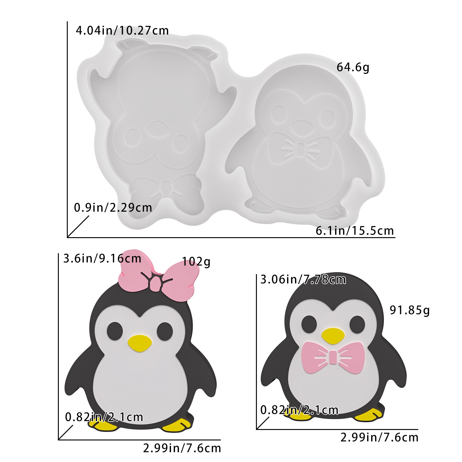 Resin Art Guide - Molde de Resina para Figuras de