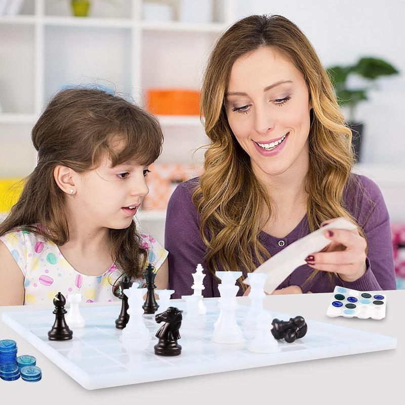 Molde de resina para juego de  - Resin Art Guide reseña y precio
