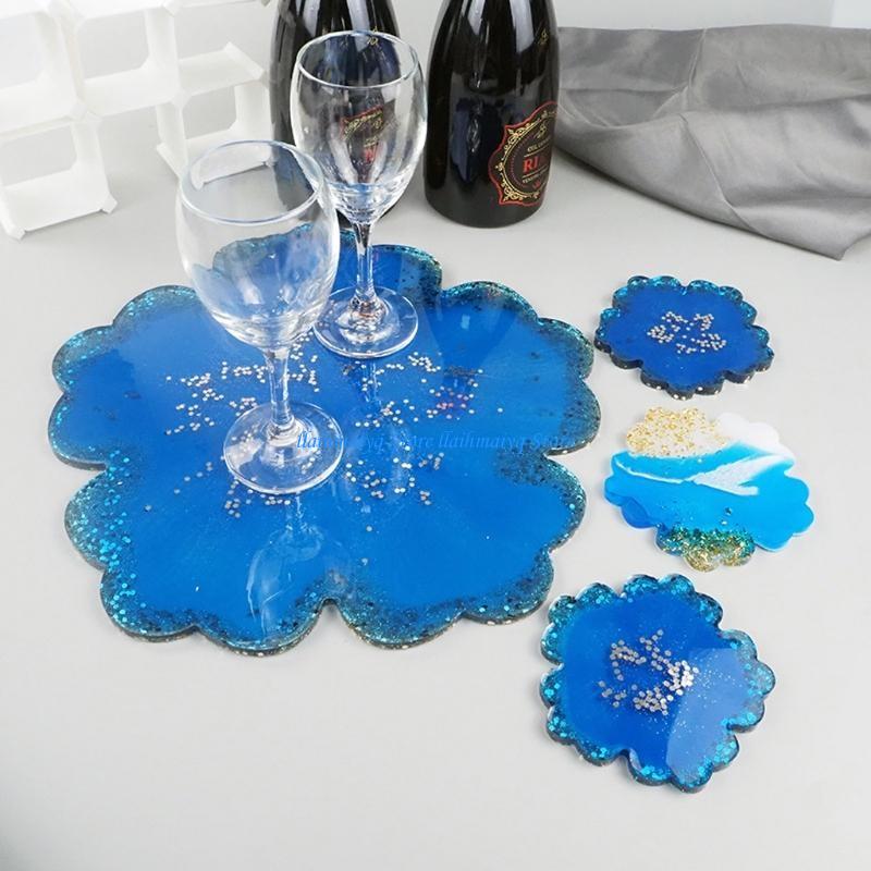 573B 5x moldes resina para pos - Resin Art Geode reseña y precio