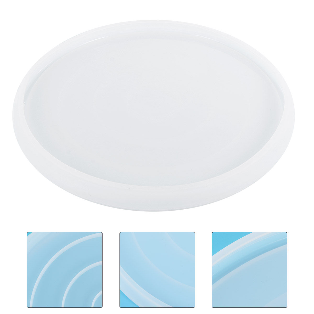 1 pieza de molde redondo de si - Resin Art Coasters reseña y precio