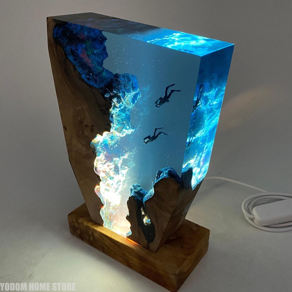 Nueva Lámpara de Resina con Fo - Resin Art World reseña y precio