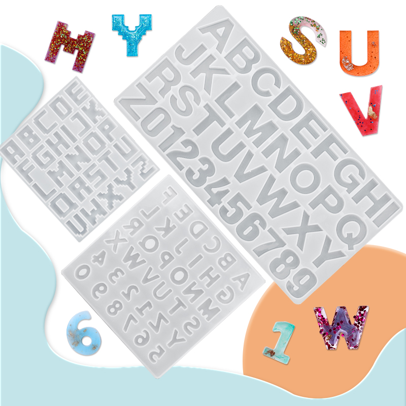 Kit de molde de resina Epoxy d - Resin Art Alphabet reseña y precio