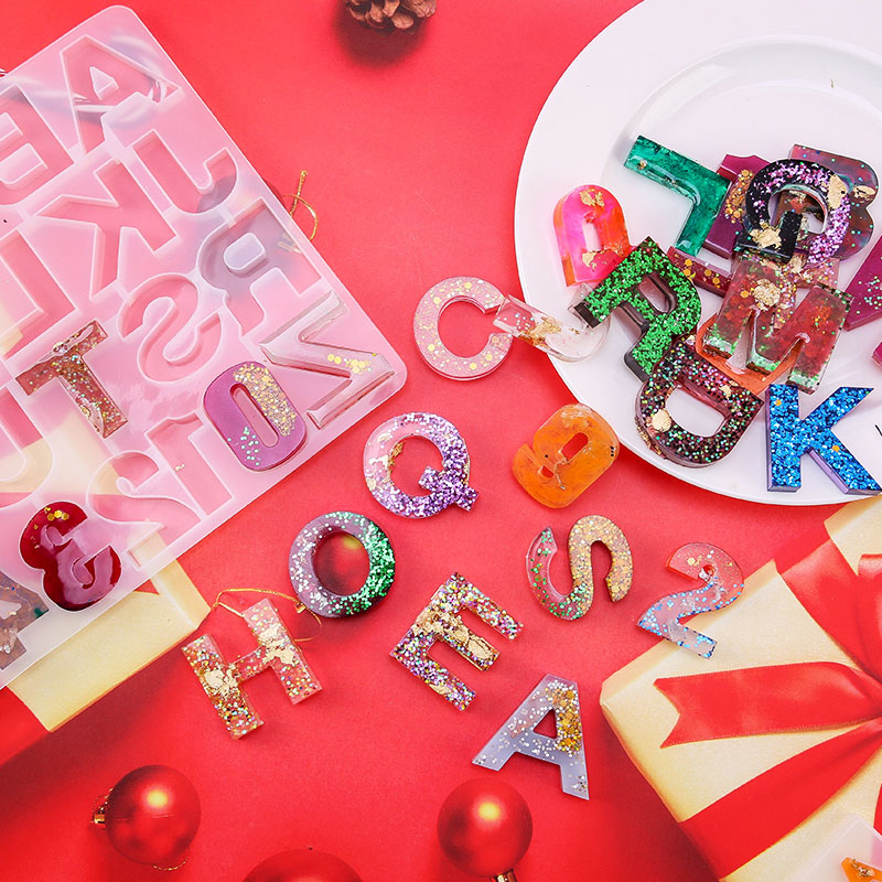 Kit de molde de resina Epoxy d - Resin Art Alphabet reseña y precio