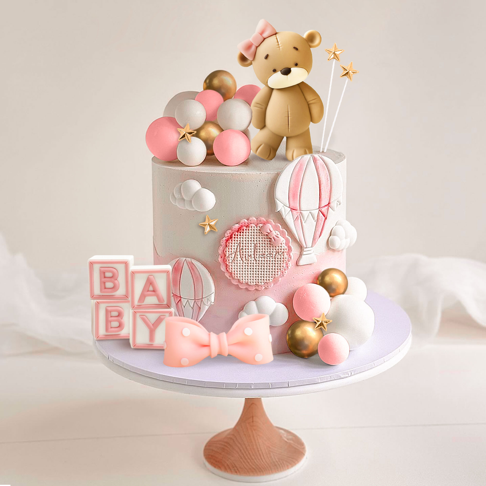 LaVenty-decoración de pastel d - Resin Art Alphabet reseña y precio