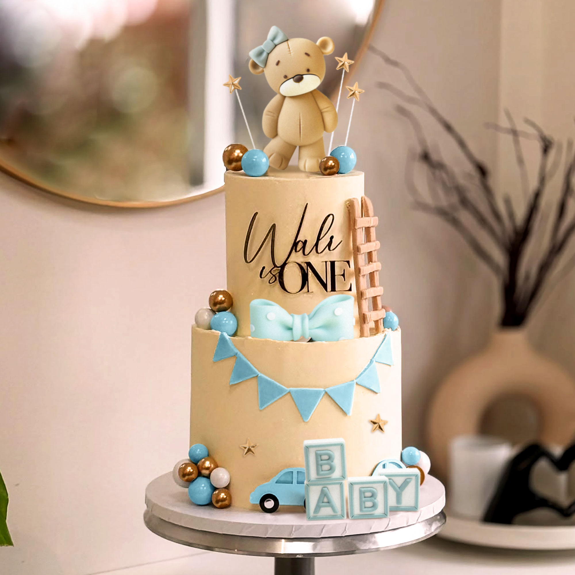 LaVenty-decoración de pastel d - Resin Art Alphabet reseña y precio