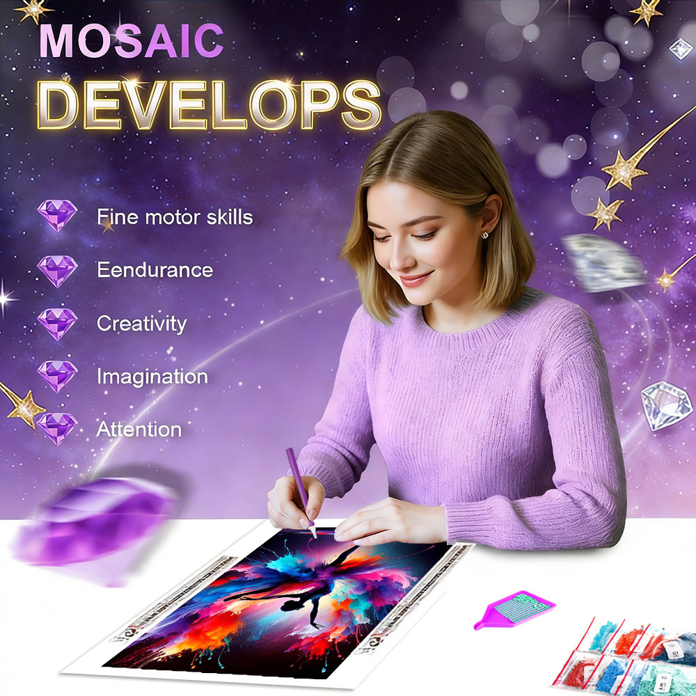 HUACAN Kits de Mosaico de Diam - Resin Art Wallpaper reseña y precio