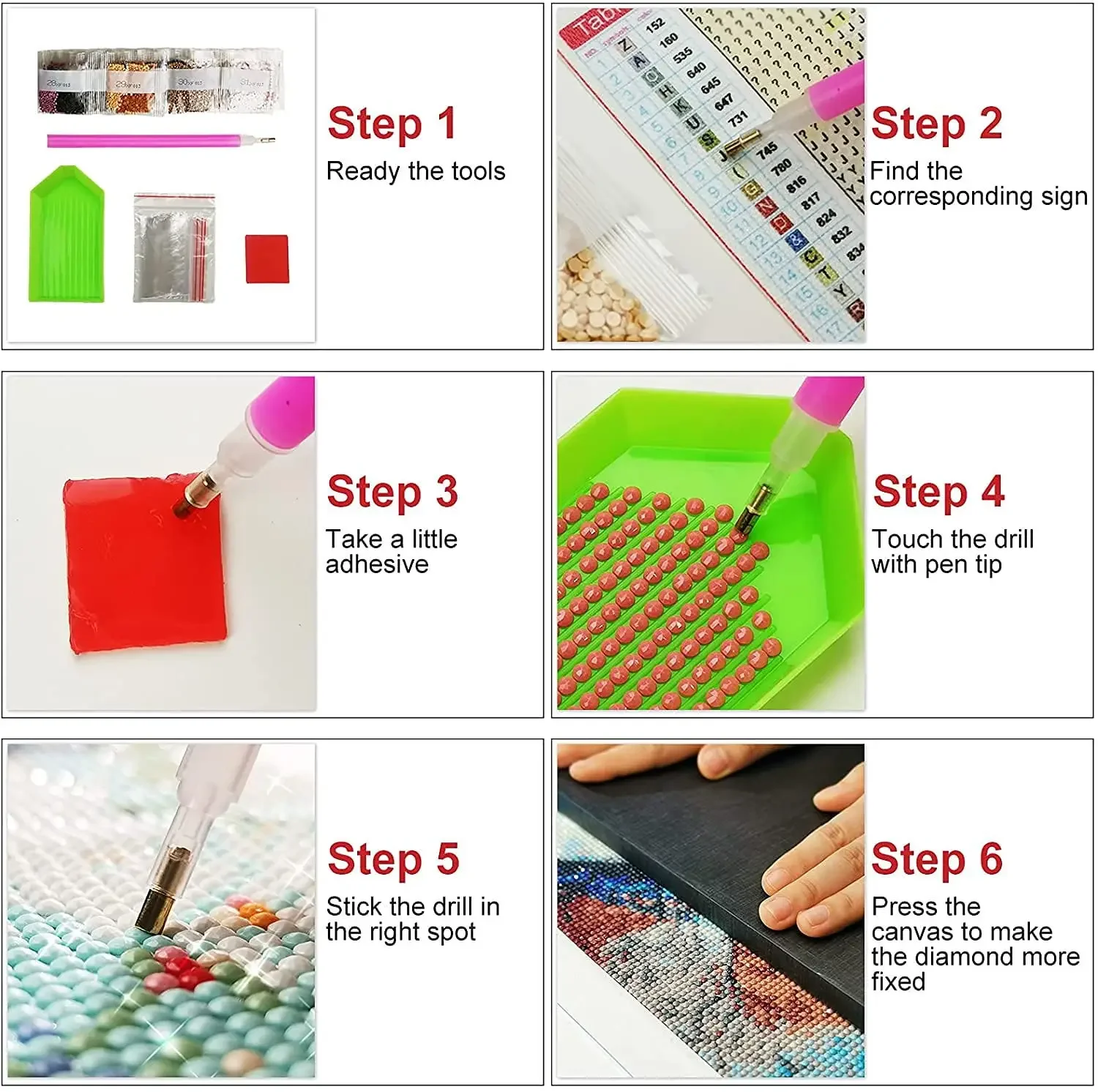 Pintura de diamante con citas  - Resin Art Wallpaper reseña y precio