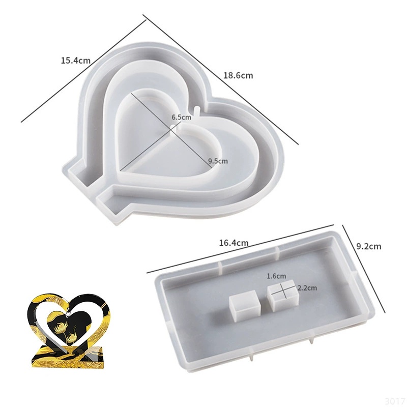 Molde de Silicona con Letra Mm - Resin Art Alphabet reseña y precio