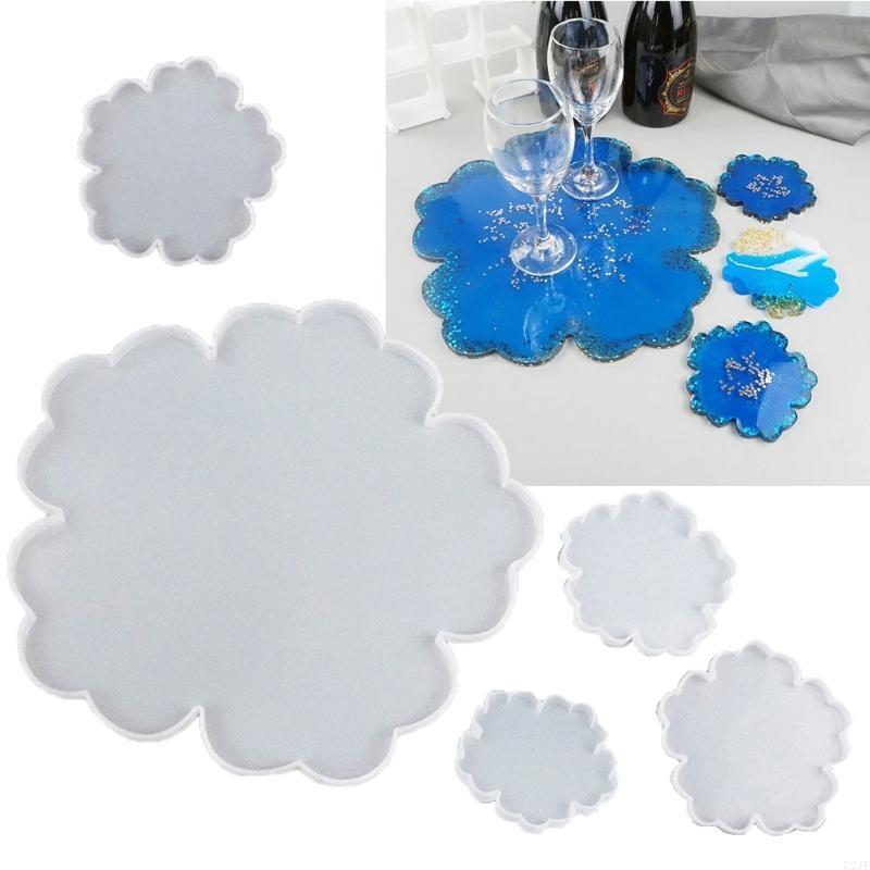 5 piezas moldes posavasos resi - Resin Art Geode reseña y precio