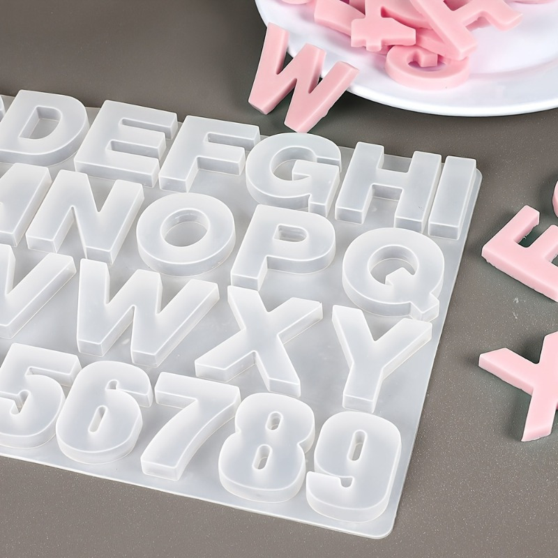 Molde de silicona para colgant - Resin Art Alphabet reseña y precio