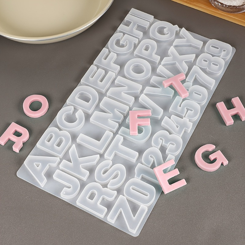 Molde de silicona para colgant - Resin Art Alphabet reseña y precio