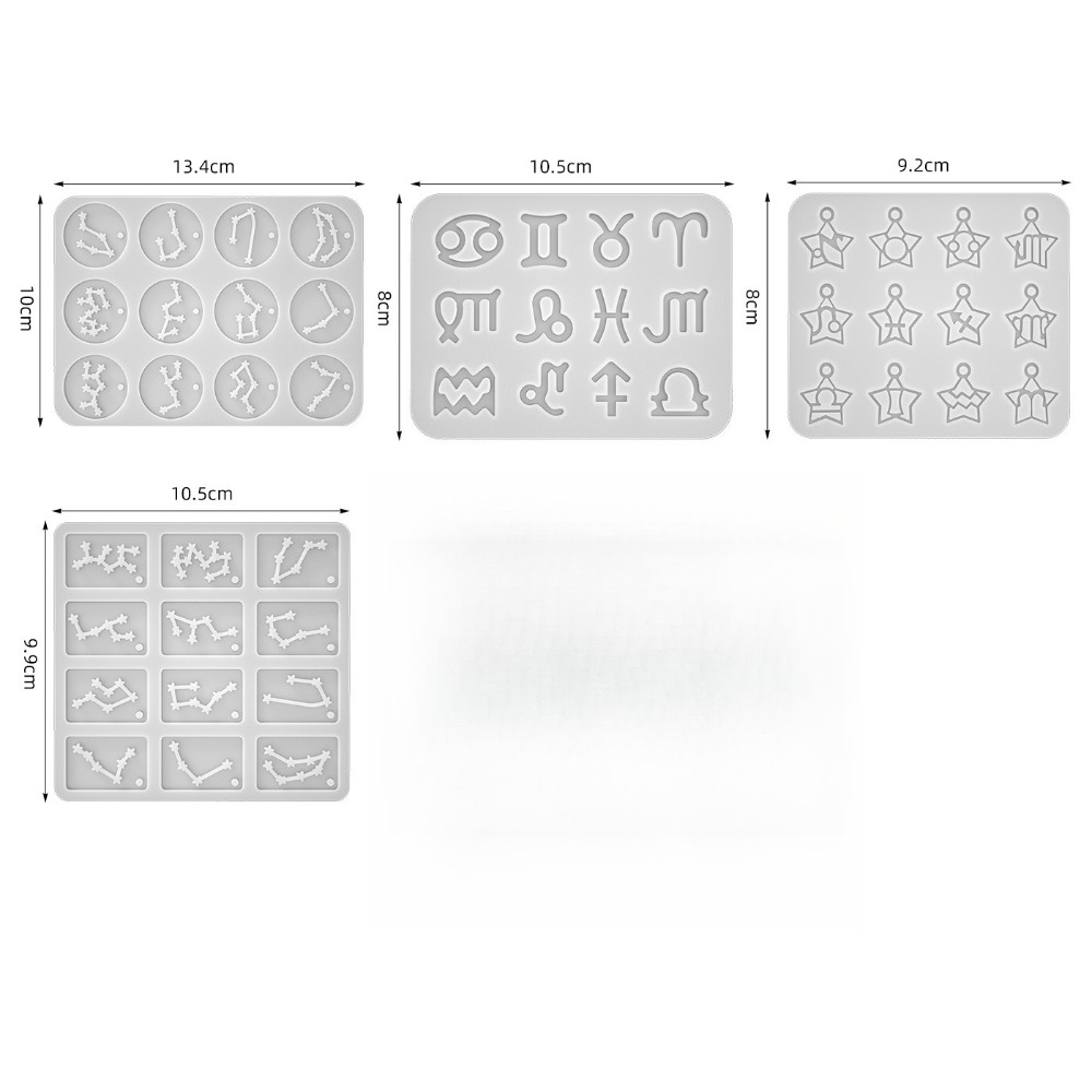 4 estilos de moldes de resina  - Resin Art Guide reseña y precio