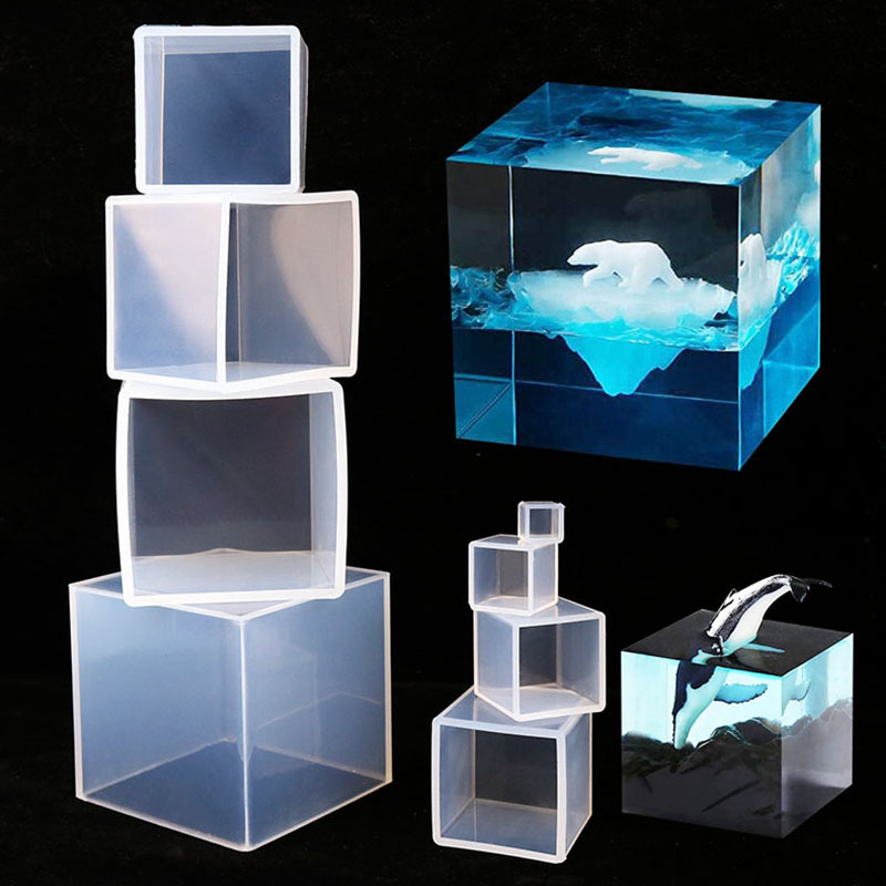 Molde de Resina en Forma de Cu - Resin Art Cube reseña y precio