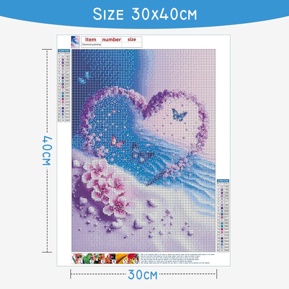 Pintura de diamante 5D DIY de  - Resin Art Wallpaper reseña y precio