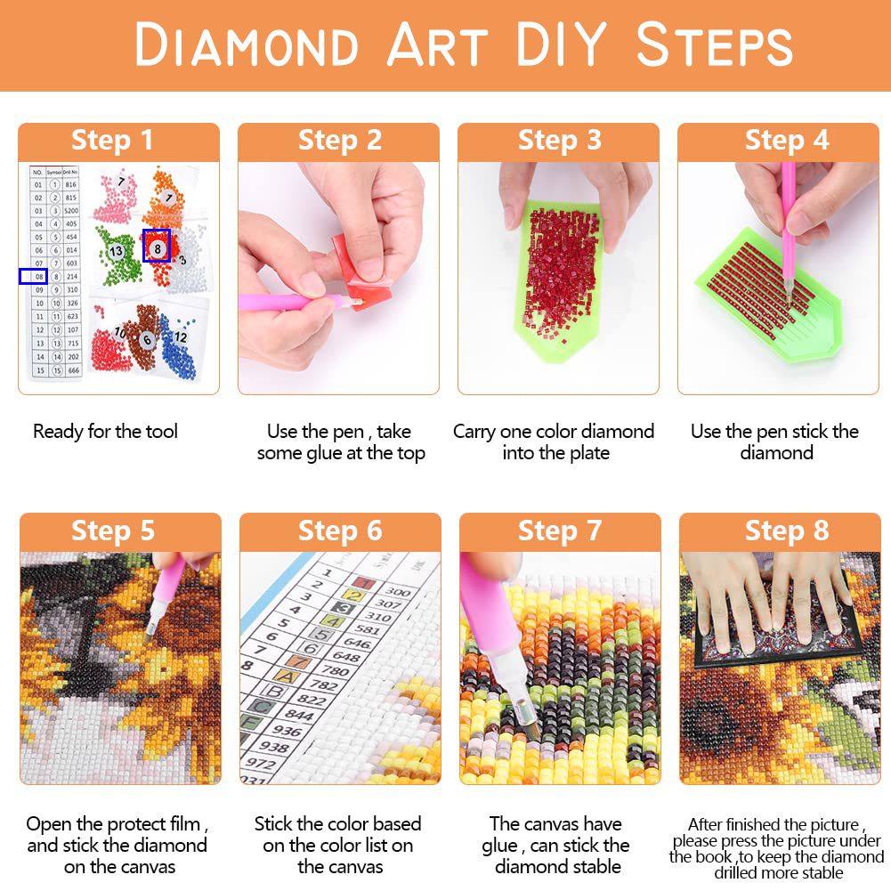 Pintura de diamante 5D DIY de  - Resin Art Wallpaper reseña y precio