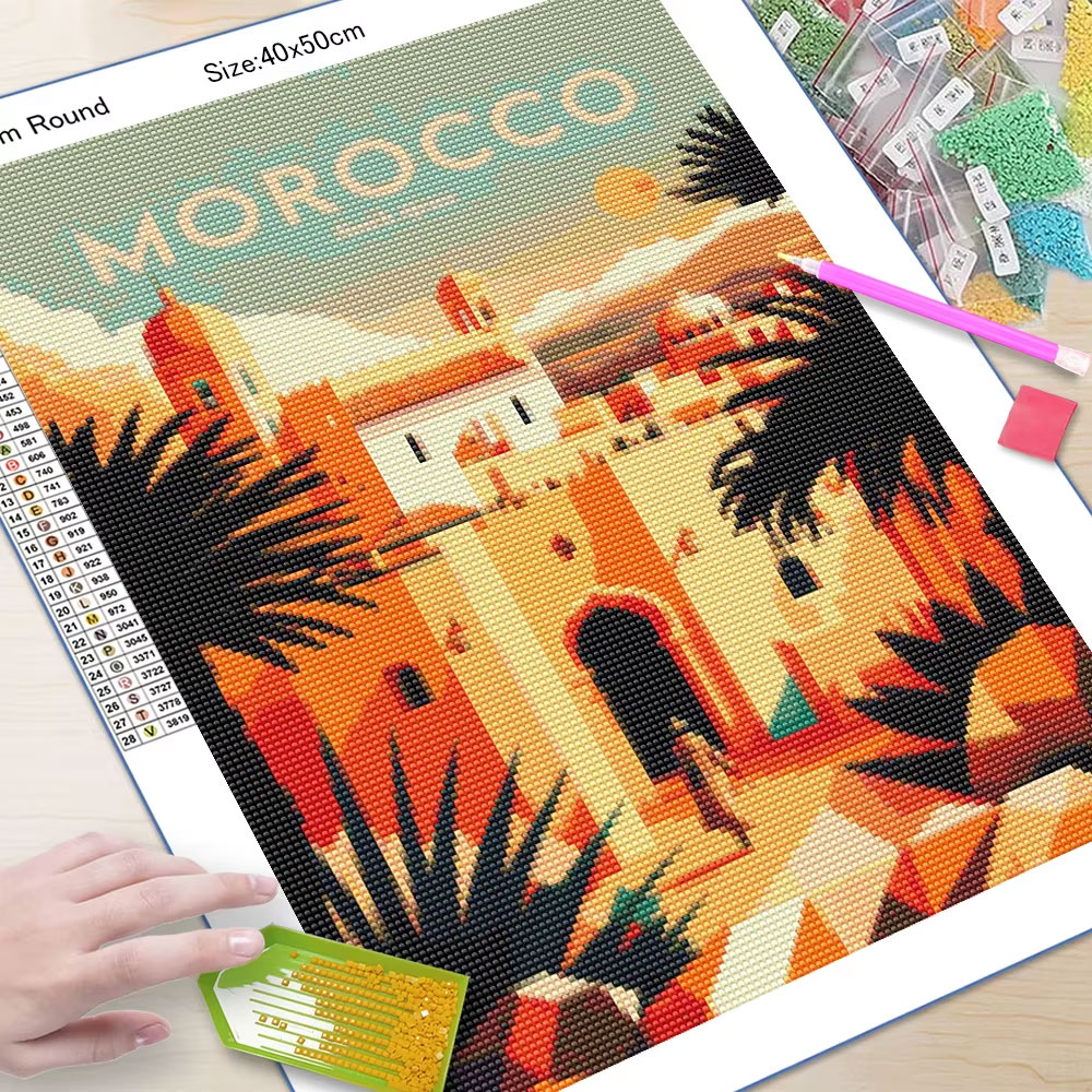 Cuadro abstracto de viajes por - Resin Art World reseña y precio