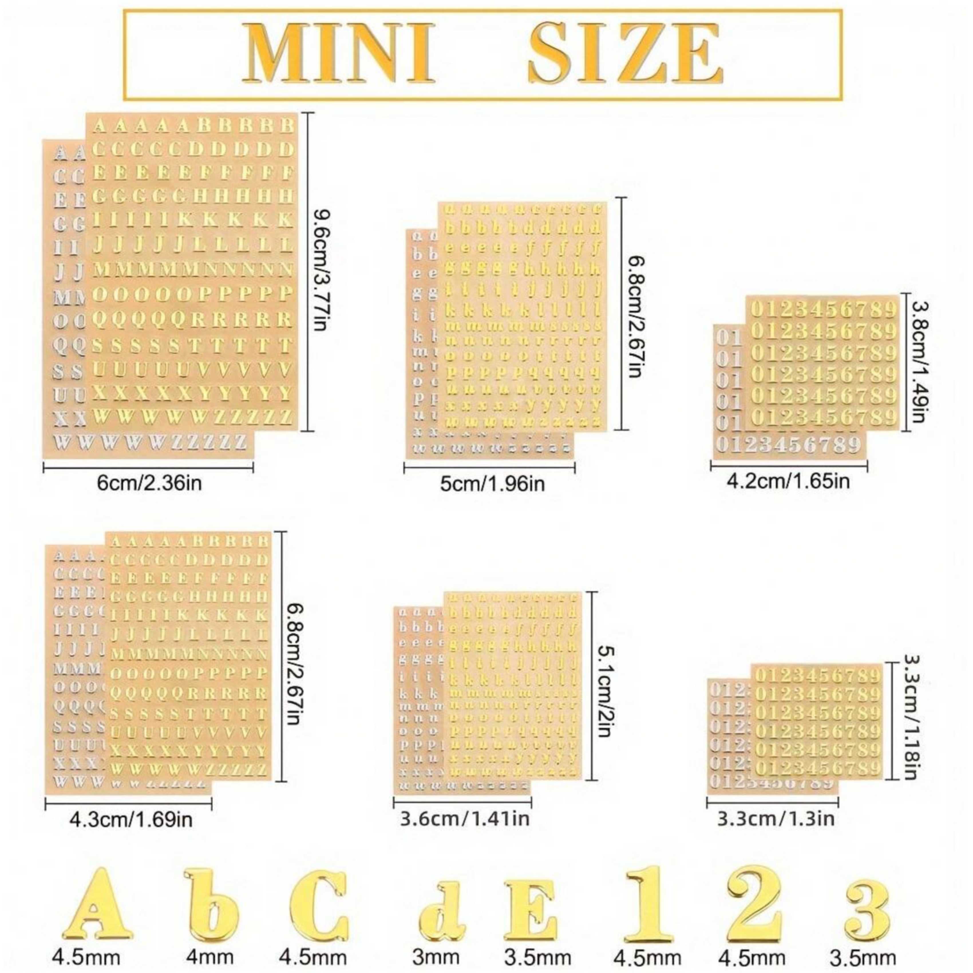 Pegatinas de Resina con 12 Let - Resin Art Alphabet reseña y precio