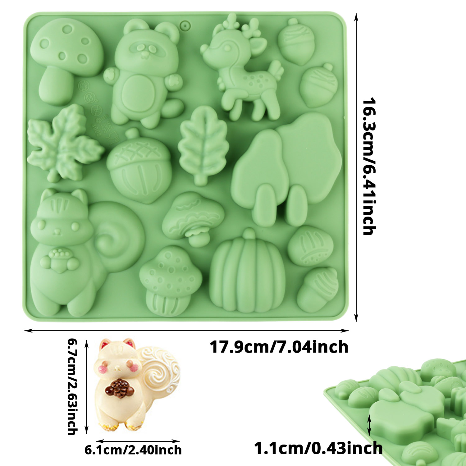 1 molde de silicona para paste - Resin Art Guide reseña y precio