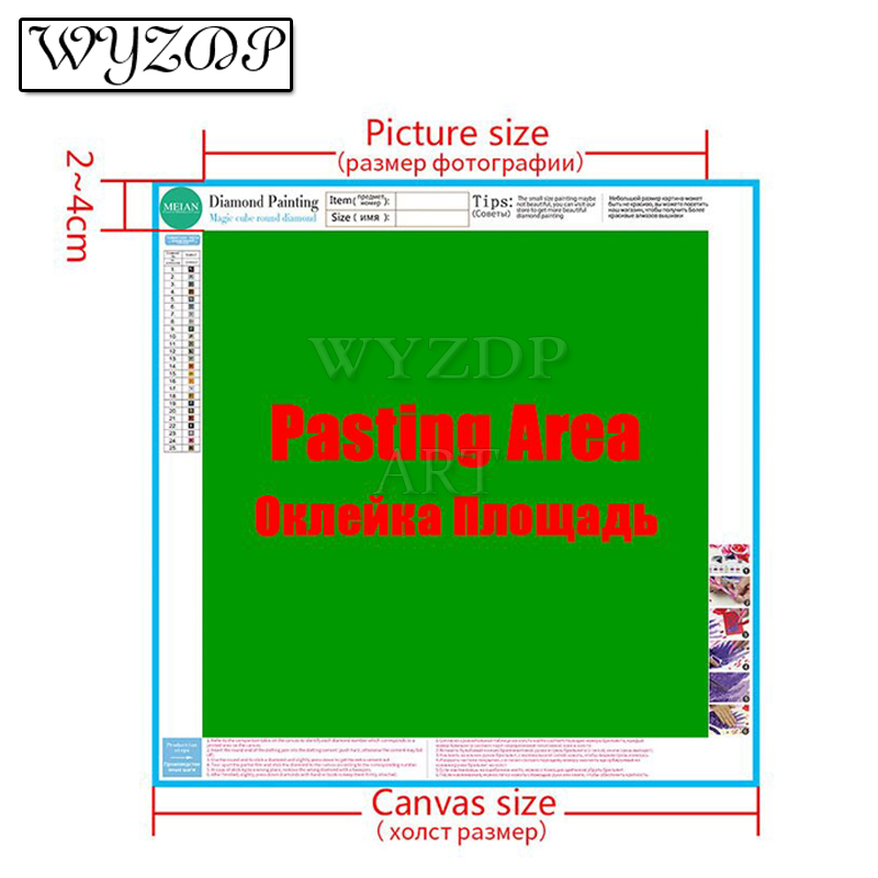 WYZDP 100% pintura de diamante - Resin Art Wallpaper reseña y precio