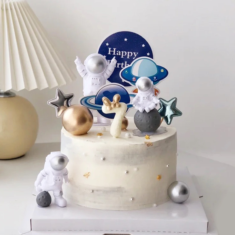 Adorno para tarta de astronaut - Resin Art Alphabet reseña y precio