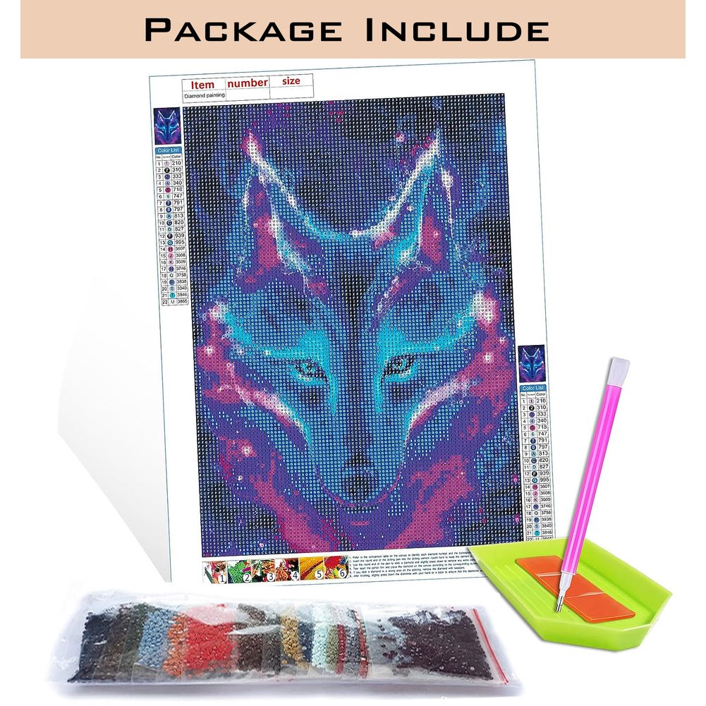 Kit de pintura de diamante 5D  - Resin Art Wallpaper reseña y precio