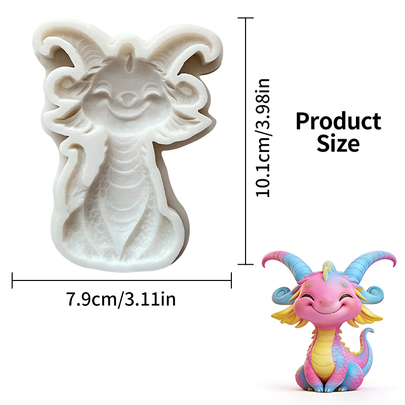 Molde de silicona de dragón pe - Resin Art Guide reseña y precio
