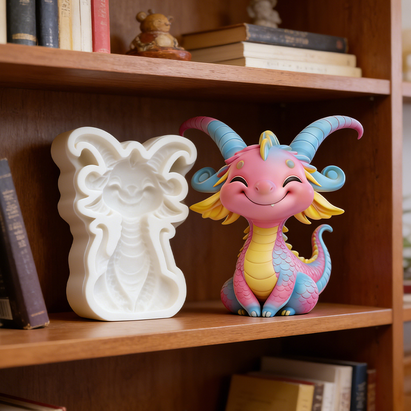 Molde de silicona de dragón pe - Resin Art Guide reseña y precio