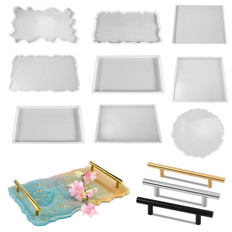 Bandeja de resina epoxi, molde - Resin Art Coasters reseña y precio
