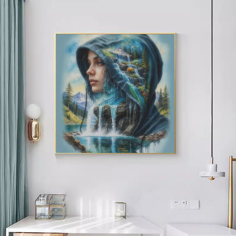 SDOYUNO-pintura de diamantes d - Resin Art Wallpaper reseña y precio